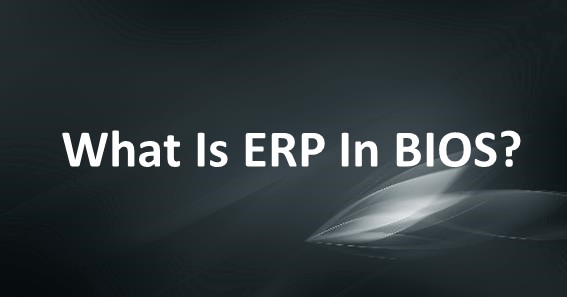 What Is ERP In BIOS